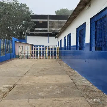 Área externa após manutenção predial