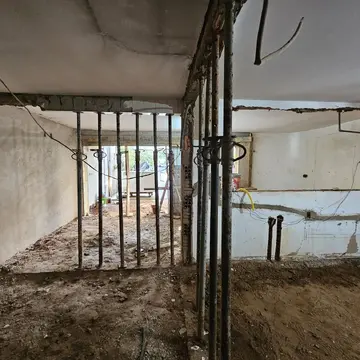 Infraestrutura hidráulica em reforma
